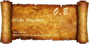 Oláh Bagamér névjegykártya